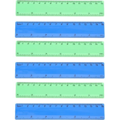 Règle droite en PVC Gadpiparty pour étudiants, lot de 20 pièces (1/5)