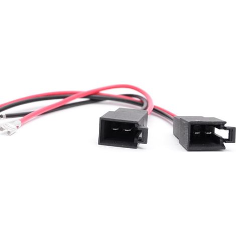 2 Cables adaptateurs haut-parleur AHP2 compatible avec Audi Ford Landrover Opel Renault Seat Skoda VW