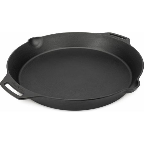 Petromax Grill-Feuerpfanne fp50h-t mit zwei Henkeln ohne Füße Gusseisen Pfanne 10,7 Liter Ø 50 cm (1/5)