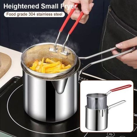 Friteuse - Acier Inoxydable 304 - 1200 Ml - Tous Feux Induction - 1 Pièce (1/4)