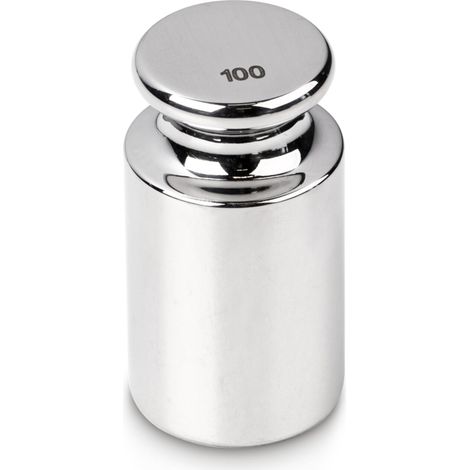 Kern Prüfgewicht 326-07K+C kalibriert, F1, Nennwert 100g, Eco-Form, Edelstahl poliert