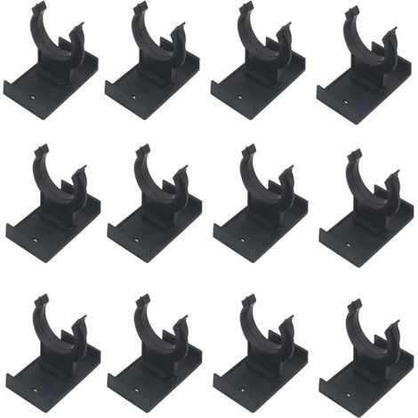 Set of 12 baseboard clips – plastic baseboard clips, adjustable leveling clips for furniture, kitchen baseboard clips (1/5)