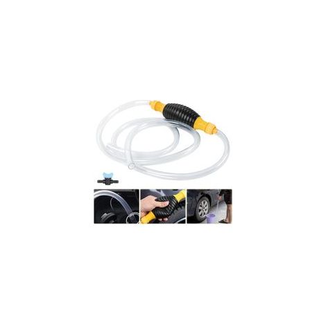 Pompa manuale, pompa benzina, pompa fango, pompa carburante, pompa acqua manuale, pompa flessibile portatile, pompa carburante di emergenza per auto, tubo benzina da 2 metri - Crezuo