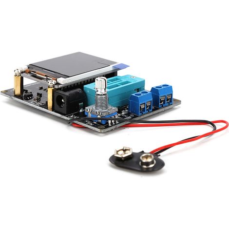 Testeur de transistors à petit écran GM328 (produit fini, noir) (1/5)