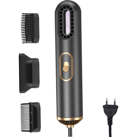 Sèche-cheveux ionique 3 en 1, peigne à air chaud et froid, brosse lissante et volumisante. (1/5)