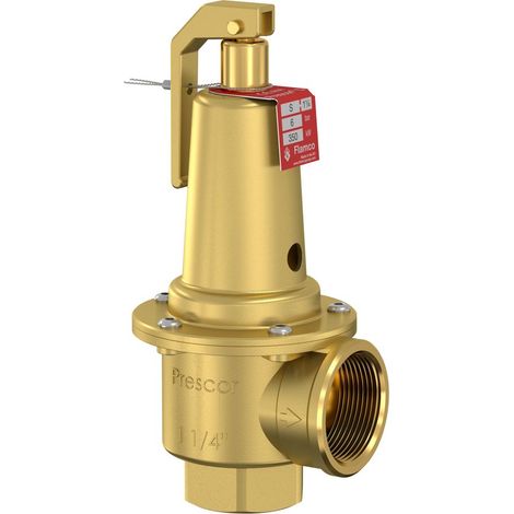 Flamco Válvula de seguridad Prescor S 600 G1 1/2 F - 3 bar, 600 kW, según TRD, 29521