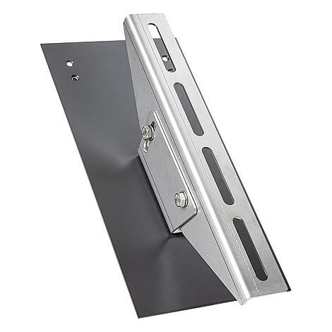 Panneau support universel Solarflex rouge 400/560mm, support inox adapté au lattage 30 x 50