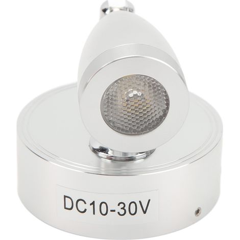 Lampe de lecture LED RV, lampe de chevet intérieure pour bateau et yacht, 3 couleurs de lumière réglables, lampe tactile, tension 10-30V DC, argentée (1/5)