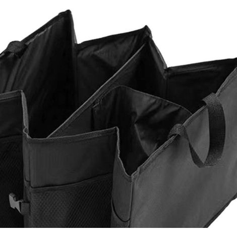 boîte de rangement de coffre de voiture Sac de rangement de coffre de voiture, grande capacité, pliable, bricolage caisse (1/4)