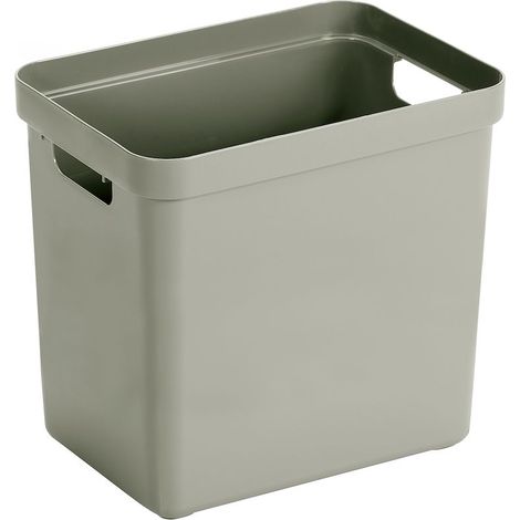Sunware Aufbewahrungsbox Sigma Home mit Griffen 35 x 25 cm 25 L hellgrün Boxen, Körbchen & Kisten