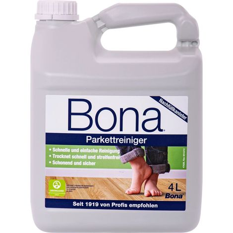BONA Reiniger 4 Liter Parkett- und Holzboden Nachfüllkanister für Spray Mopp (1/5)