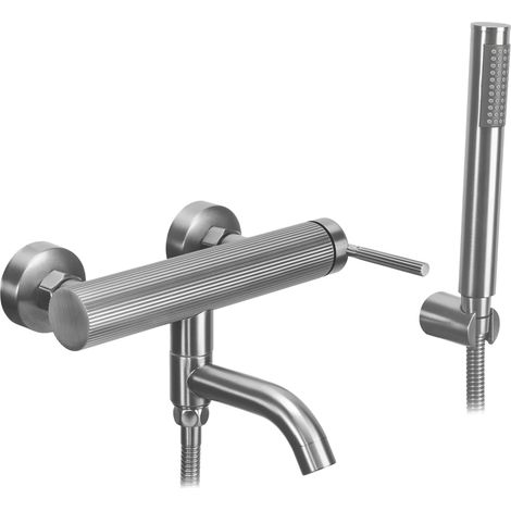 Robinet De Baignoire Sur Pied Rea Argon  Brushed Nickel (1/5)