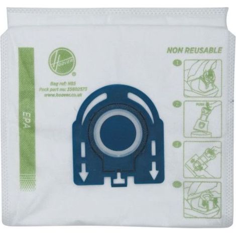 Bolsa aspiradora Hoover h85 microfibra pack 4