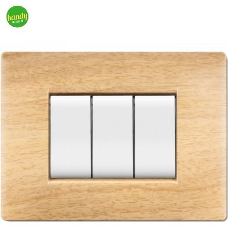Placca 3 moduli mylife q betulla