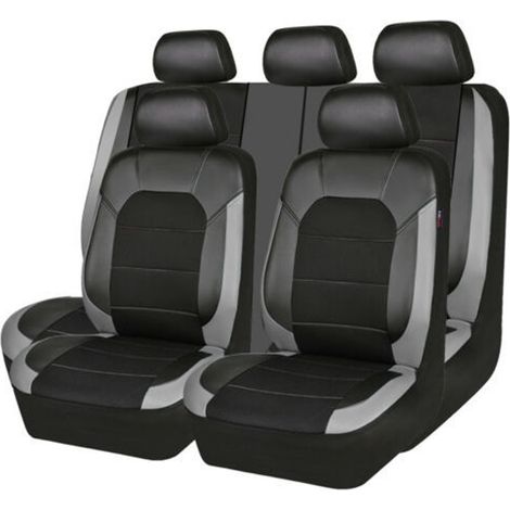 Housses de siège auto universelles pour Renault Scenic 3 Megane sport Megane 2 Megane 3 Megane Accessoires de voiture Gris (1/5)