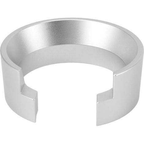 Entonnoir doseur à café en aluminium de 58 mm pour porte-filtre, bague de machine, couleur argent. (1/5)