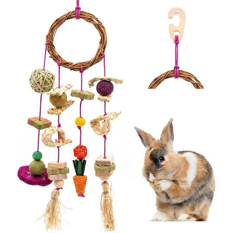 Natural Chew Toy for Rabbit, Guinea Pig Chew Toy (1/5)