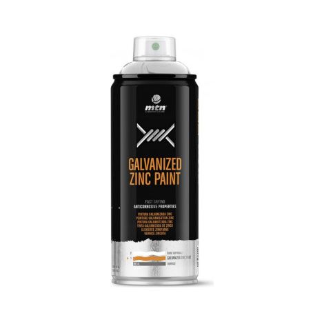 Pintura en Spray MTN GALVANIZADO EN FRIO ZINC MATE 400ML (1/3)