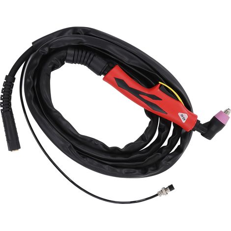 Torche de coupe plasma 4m, câble cuivre caoutchouc ignifuge, pistolet découpeur à air pour atelier industriel (1/5)
