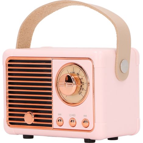 Retro-Mini-Kompakt-Bluetooth-Lautsprecher mit integriertem Radio für den Außenbereich (1/5)