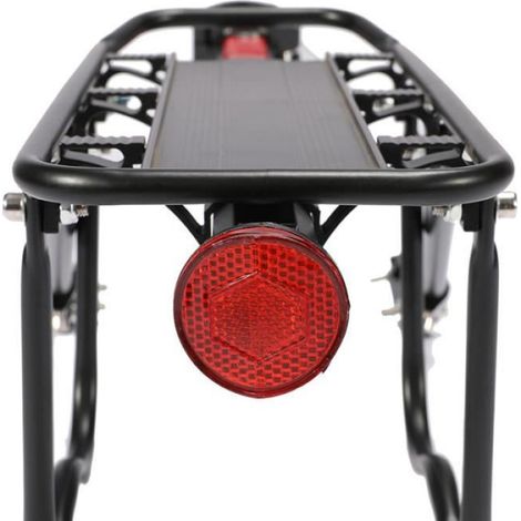 Porte Bagage Vélo Arrière Universel - - Accessoire de vélo - Métal - Noir - Capacité 50 kg (1/4)