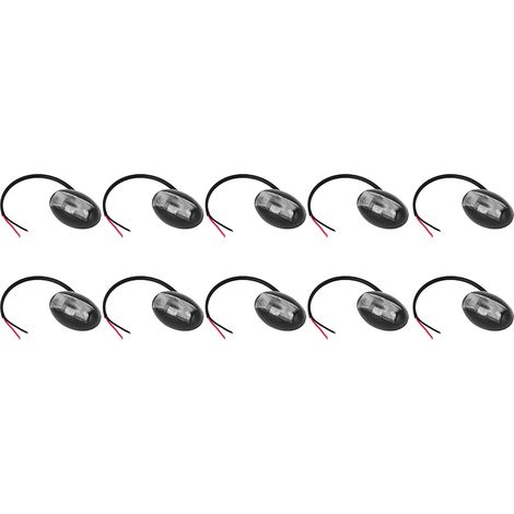 Feux latéraux LED 10 pièces, témoins lumineux économes pour remorque et camion (1/5)