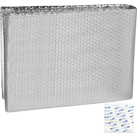 3㎡ Film d'isolation Film isolant 0.6x5m Film réfléchissant Chauffage Aluminium Papier peint isolant Aluminium Film thermique Radiateur 3-4mm d'épaisseur Film d'isolation Isolation thermique Conservati (1/5)