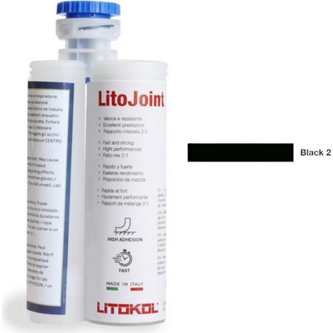 Colle epoxy bi-composant LitoJoint EVO LITOKOL LitoJoint EVO LITOKOL Black 2 (noir profond)
