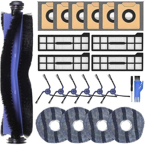 23 piezas para Eufy X10 Pro Omni: cepillo principal, paño de fregona, cepillos laterales, filtro () (1/5)