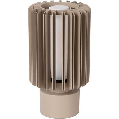 Lampe de table Lambres Ø 15 cm taupe - 45510/01/41 (1/3)