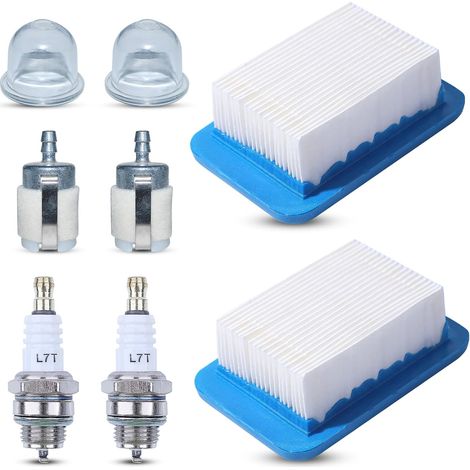 Air Filter Spark Plug Fuel Filter Tune Up Kit for Echo Blower Parts Fits Echo Backpack Leaf Blower 2 Stroke Engine PB403 PB403H PB-403T PB413 PB 413H 413T PB500H 500T PB-580H PB580T PB620 PB-650 (1/5)