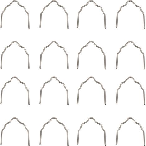 Packung mit 100 vorgeschnittenen Flachklammern (0,6–0,8 mm) für Kunststoffreparaturen und Schweißarbeiten