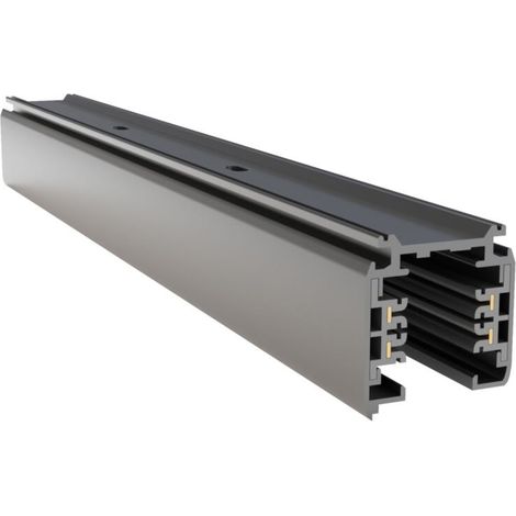 Binario Moderno Busbar Trunkings Trinity Alluminio Nero 1M (1/4)