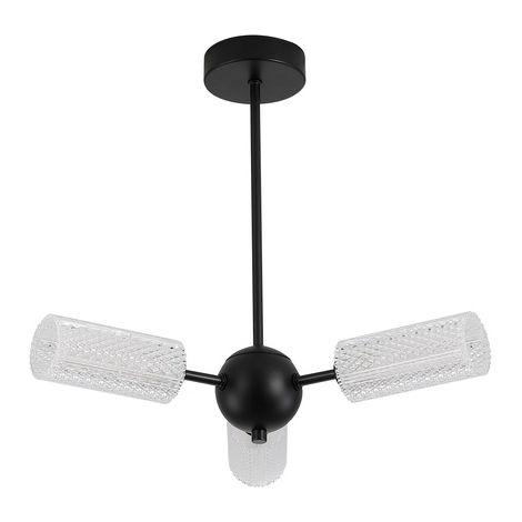 Plafonnier Cosmic noir 3 lumières - 96503-3BK (1/3)