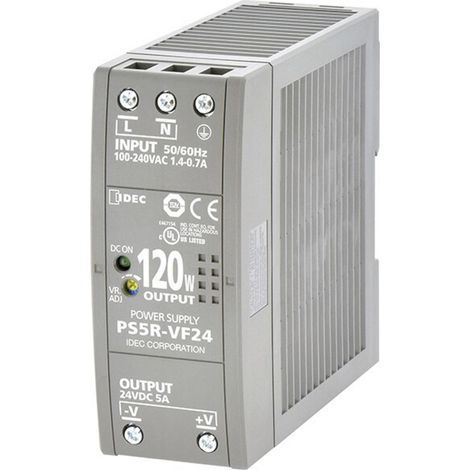 Idec PS5R-VF24 Hutschienen-Netzteil (DIN-Rail)   5. A  Anzahl Ausgänge:1 x  Inhalt 1 St.