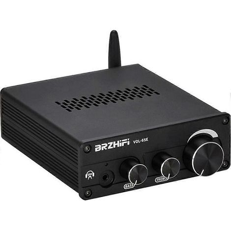 Préamplificateur à tubes BRZHIFI Audio 65E BT5.0, préamplificateur casque audiophile Hi-Fi, réglage des aigus et des graves, amplificateur stéréo, prise US (1/5)