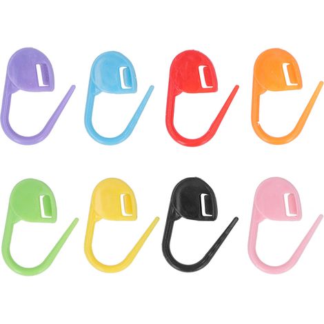 Lot de 1000 pinces à coudre mélangées, plastique verrouillable multicolore, compteur de marquage pour travaux manuels, attache pour pull (1/5)