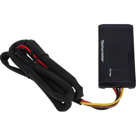 Compte-tours moto DC 12V LCD extra-fin, étanche, rétroéclairage bleu pour modification (1/5)