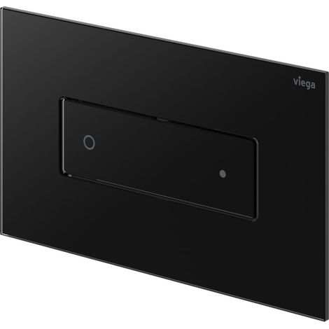 Viega Visign for Style 22 WC-Betätigungsplatte 8612.1 Glas, Schwarz (1/4)