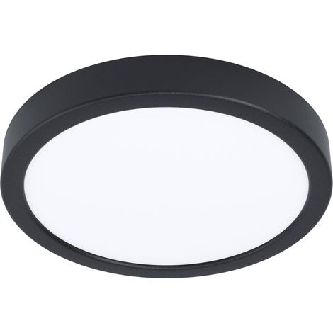 Eglo LED Deckenleuchte Fueva 6 schwarz Ø 21 x 3 cm warmweiß-kaltweiß (1/2)