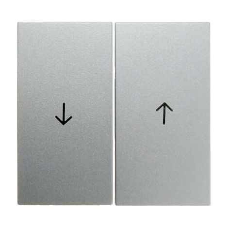 BERKER 16251404 WIPPEN MIT AUFDRUCK SYMBOL PFEIL BERKER B.1/B.7 GLAS ALU, MATT