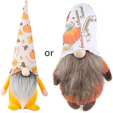 Herbstdekoration Ahornblatt-Gnom Nisse Tomte Elf Schwedischer Zwerg Erntedankfest - Herbstdekoration