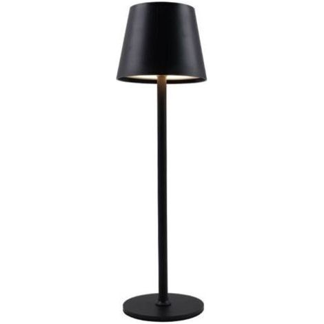 Lampe de bureau sans fil à intensité variable, LED tactile 3 couleurs, avec USB-C(Noir) (1/5)