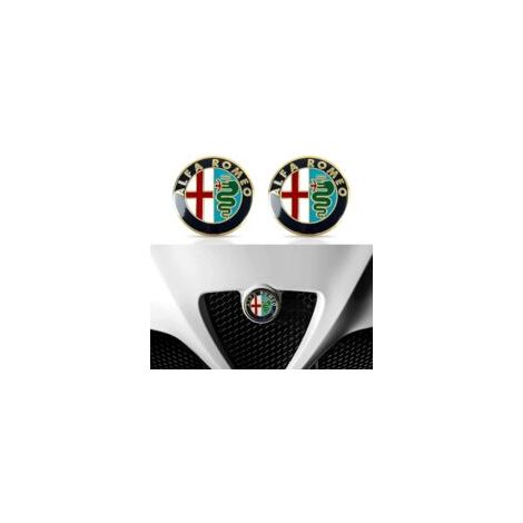 Passend für X 74 mm Emblem Alfa Romeo GT 147 159 Brera Mito Giulietta Giulia Motorhaube