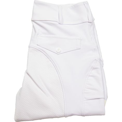 Oypla Coco Equestrian White Ladies Horse Riding Jodhpurs Leggings - S (1/5)