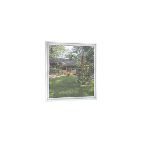 Lot de 2 Moustiquaires Fenêtre Sans Perçage 130x150cm, Toile Moustiquaire Auto-collante Filet Anti Moustique Fenêtre Store Moustiquaire Adhésive, Découpable à la Dimension Souhaitée, Blanc