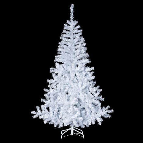 Paris Prix - Sapin De Noël élégant 180cm Blanc (1/2)