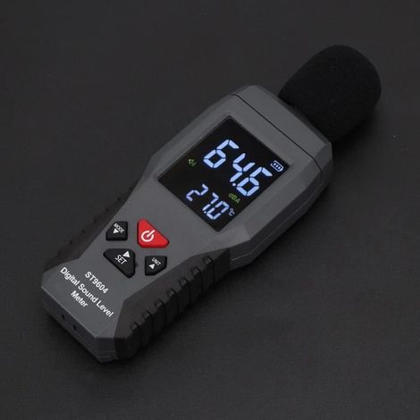 Sonomètre numérique SMART SENSOR ST9604 - Mesure du bruit de 30 à 130 dB - Capteur haute sensibilité (1/4)