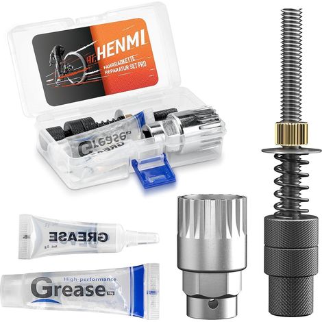 HENMI Tretlager Werkzeug Set Fahrrad Innenlager Entferner 20zähnen 24mm (1/5)