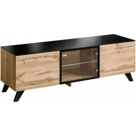 Meuble TV - Thin - L 150 cm x P 45 cm x H 47 cm - Bois - Livraison gratuite